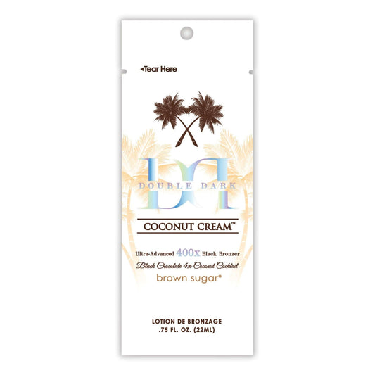 Cream for solarium Brown Sugar Double Dark Coconut Cream 400X Black Chocolate Bronzer, 22 ml