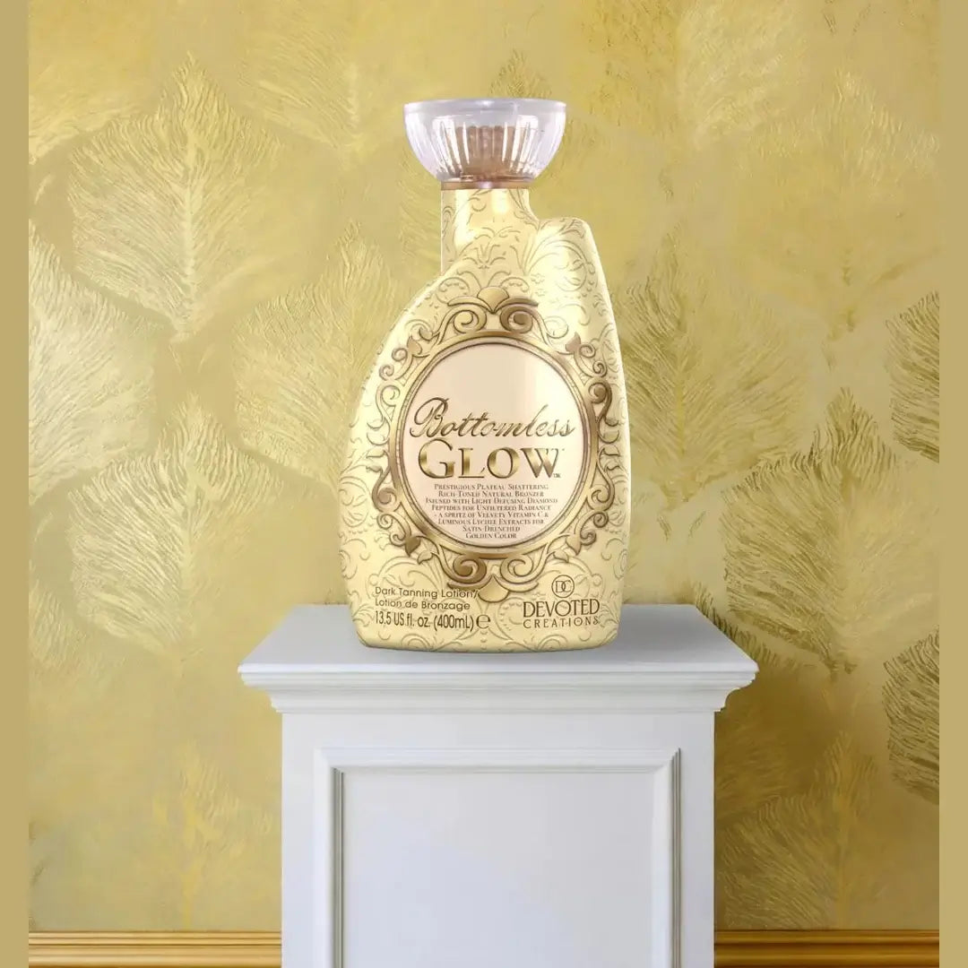 Cream for solarium Devoted Creations Bottomless Glow, Prestigious Rich-Toned Natural Bronzing Lotion, 400 ml