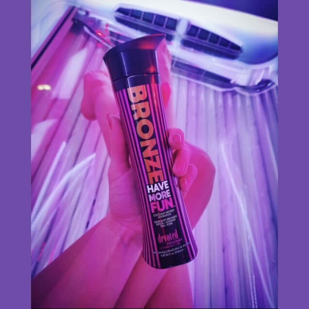 Cream for solarium Devoted Creations Bronze Have More Fun DHA Bronzing Lotion, Detox Moisturizer, 250 ml