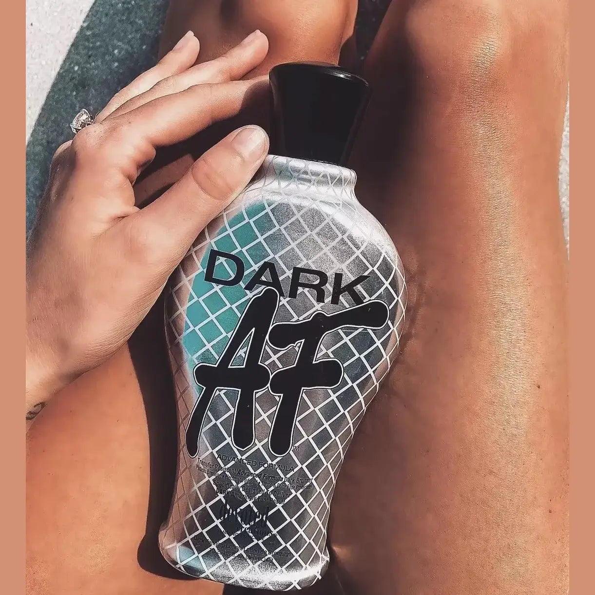 Cream for solarium Devoted Creations Dark AF for fast darkest tan, youthful skin, anti-cellulite effect, 360 ml