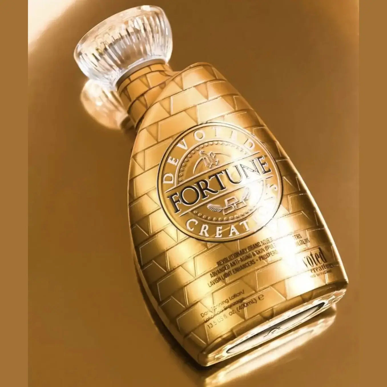 Cream for solarium Devoted Creations Fortune, Revolutionary Grand Noir Bronzing Lotion, Anti-Aging system, 400 ml