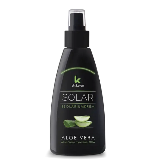 Cream for solarium Dr.Kelen Solar Aloe Vera Bronzing Lotion for deep tan, hydrated skin, 150 ml