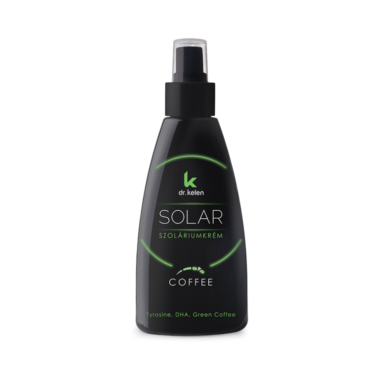 Dr.Kelen Solar Coffee tanning cream with green coffee extract, 150ml pump bottle