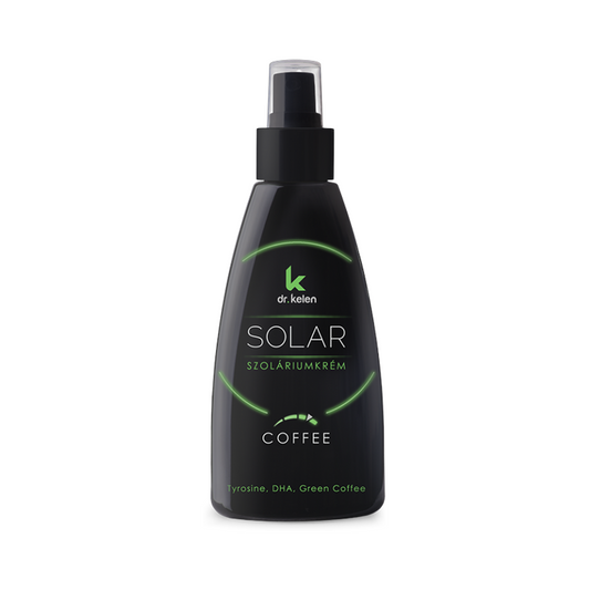 Dr.Kelen Solar Coffee tanning cream with green coffee extract, 150ml pump bottle