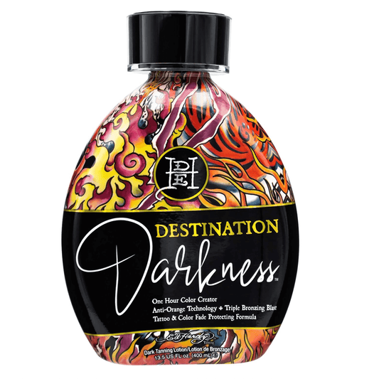 Cream for solarium Ed Hardy Destination Darkness with Detoxifying Agents, Anti-Orange Formula, 400 ml