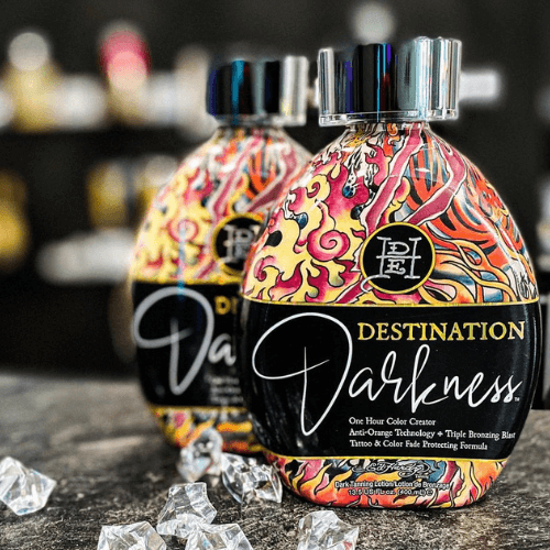 Cream for solarium Ed Hardy Destination Darkness with Detoxifying Agents, Anti-Orange Formula, 400 ml