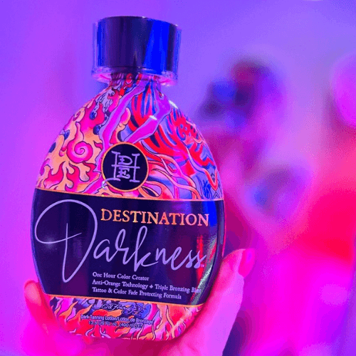 Cream for solarium Ed Hardy Destination Darkness with Detoxifying Agents, Anti-Orange Formula, 400 ml