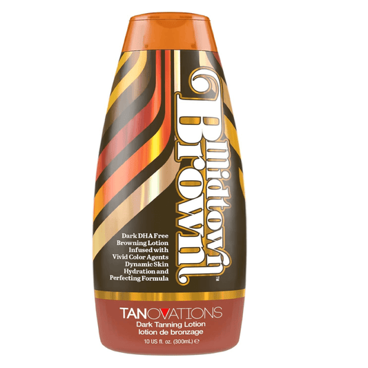 Cream for solarium Ed Hardy Midtown Brown for Natural Dark Tan, with Carrot, Maracuja, Macadamia, Almond oils, 300 ml