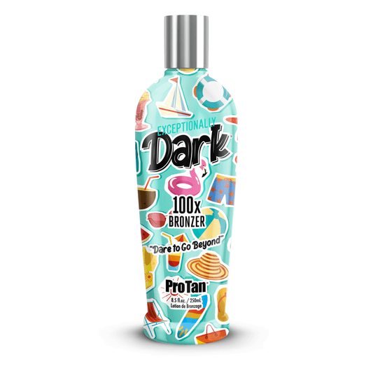 Pro Tan 250ml Exceptionally Dark solarium cream with beach stickers and antioxidant bronzers