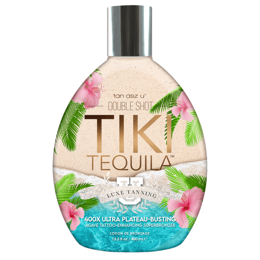 Cream for solarium Tan Asz U Double Shot Tiki Tequila 400X. Tattoo enhancing, 400 ml