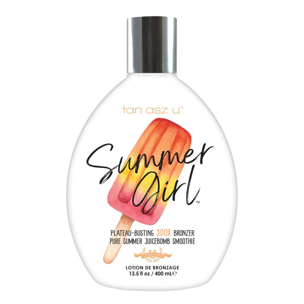 Cream for solarium Tan Asz U Summer Girl 300X bronzer for delicate tan and beautiful skin. Tattoo protection, 22 ml