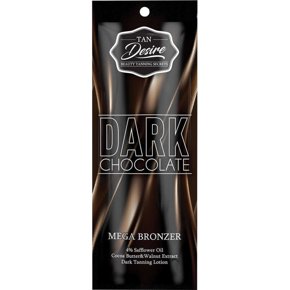 Cream for solarium Tan Desire Dark Chocolate mega strong bronzer with cocoa butter and walnut extract, 15 ml