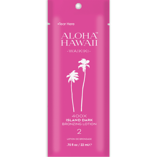 Cream for solarium Tan Inc Aloha Hawaii Waikiki 400X Island Dark Bronzing Lotion, 22 ml