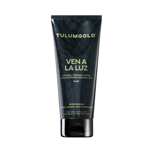 Tannymaxx Tulumgold dark natural tanning lotion in black tube