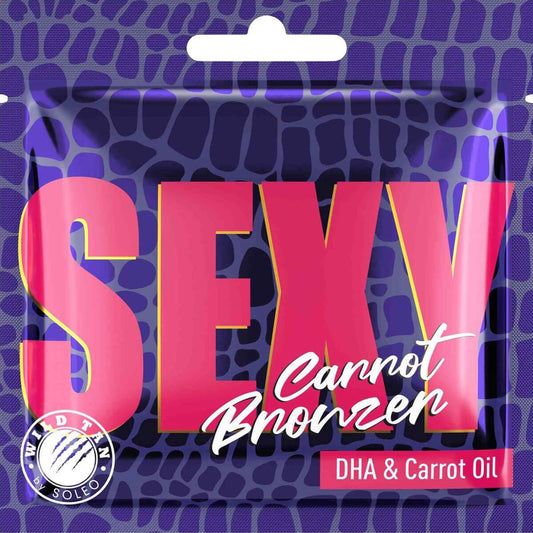 Cream for solarium Wild Tan Sexy Carrot Bronzer, for instant tan, with carrot oil, 15 ml