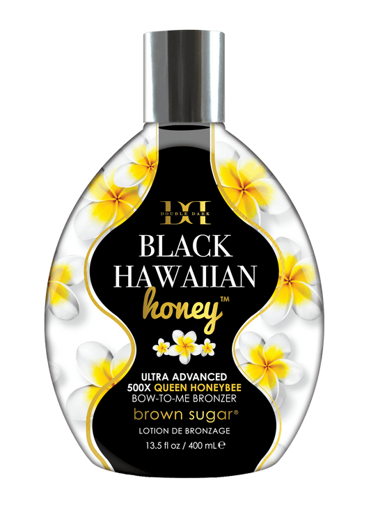 Cream for solarium Brown Sugar Double Dark Black Hawaiian Honey, Ultra Advanced 500X Queen Honeybee Bronzer, 400 ml