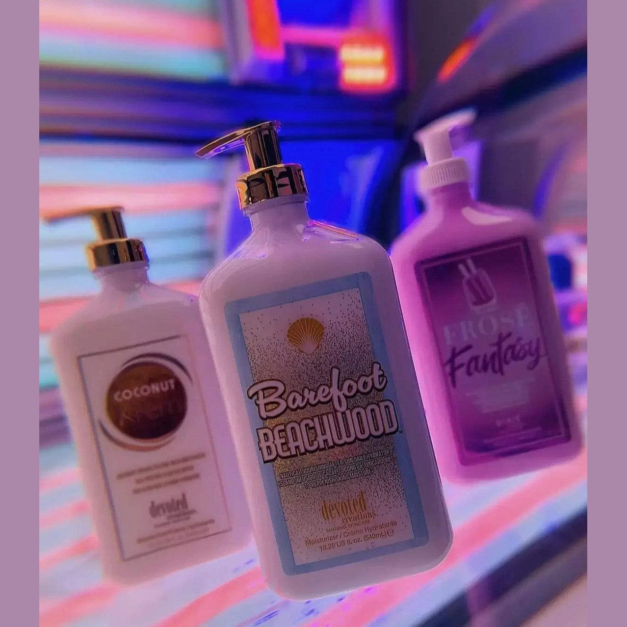 Devoted Creations Barefoot Beachwood Nautical Nourishing After Sun Daily Hydrating Lotion, Cacay, Avocado, Coconut, 540 ml