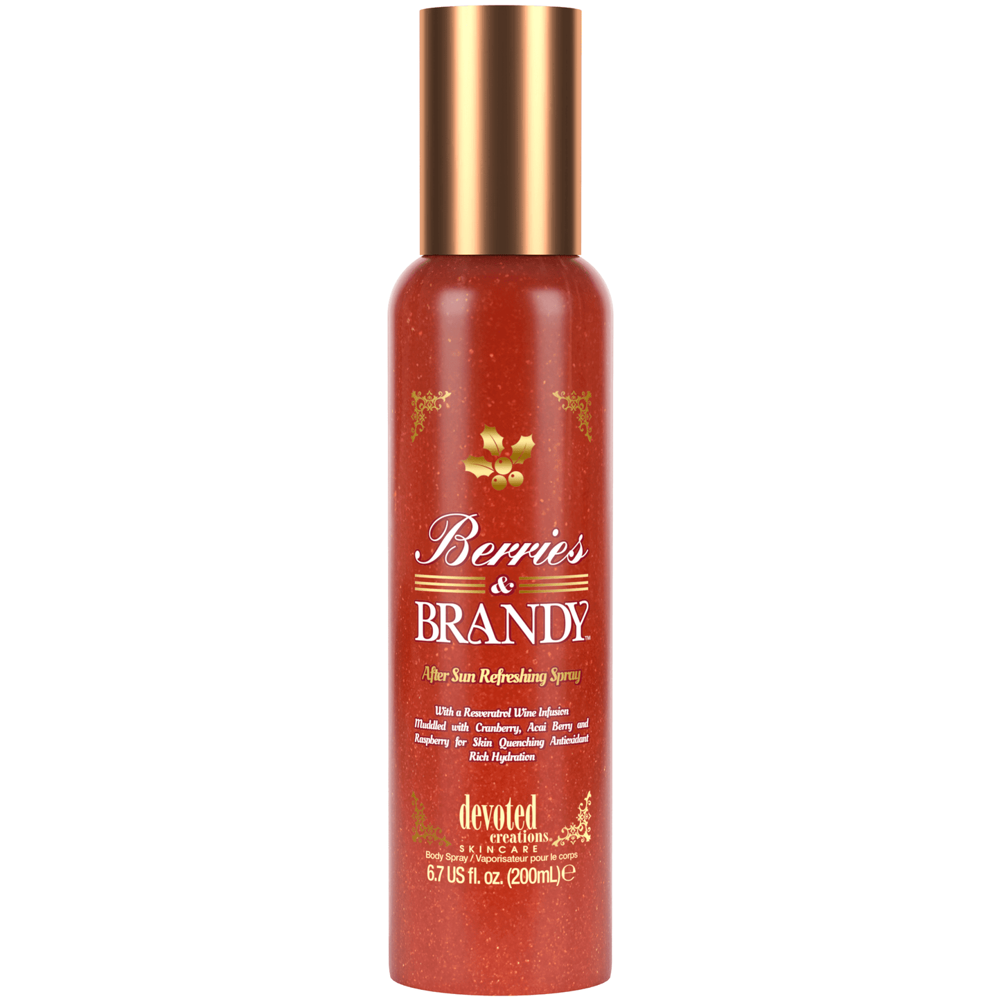 Devoted Creations Berries & Brandy Ultra-Hydrating After Sun Body Refreshing Spray, 200 ml