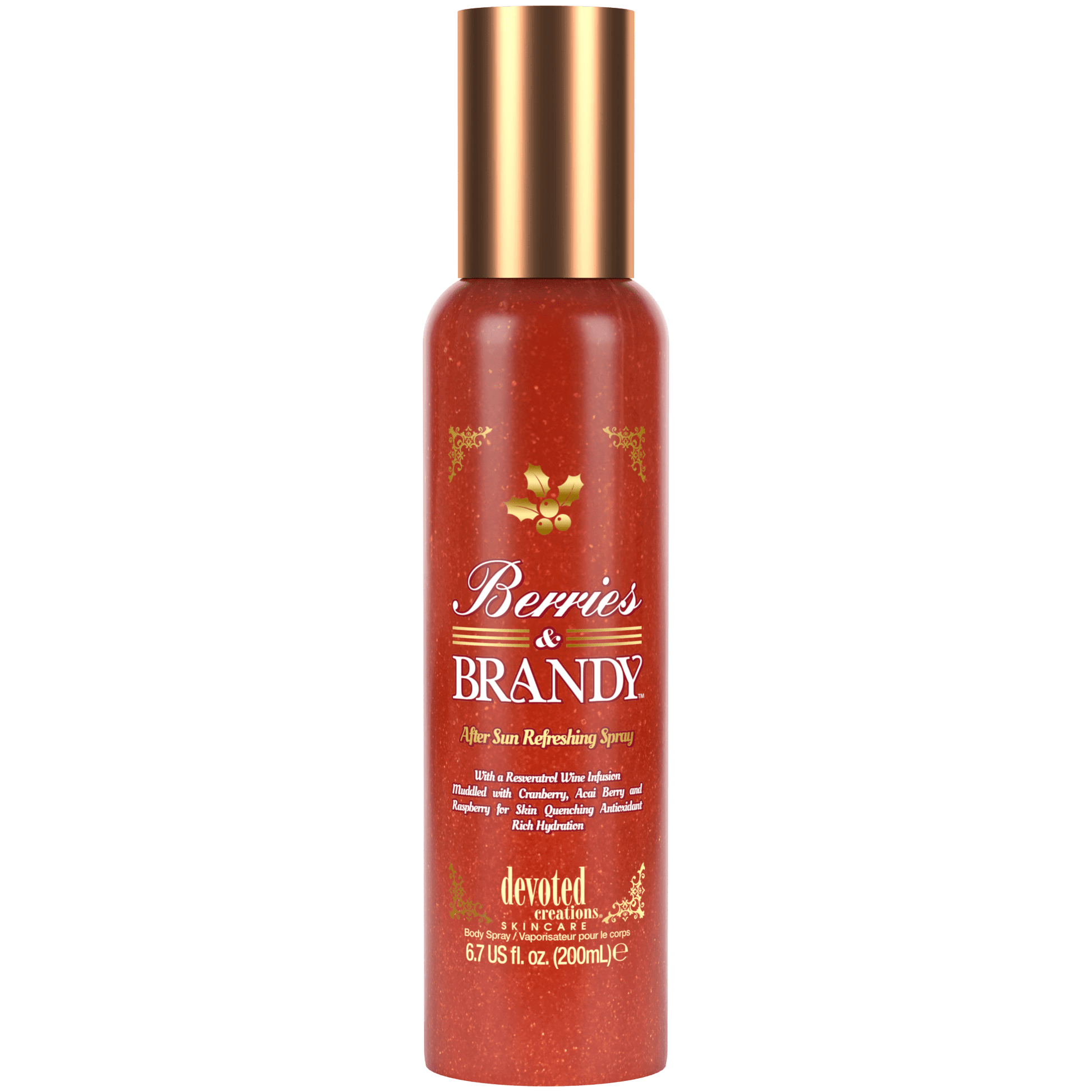 Devoted Creations Berries & Brandy Ultra-Hydrating After Sun Body Refreshing Spray, 200 ml