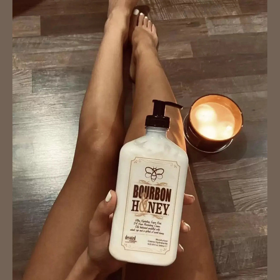 Devoted Creations Bourbon & Honey Nourishing Daily Cream with Honey, Rye, Wheat extracts, 540 ml