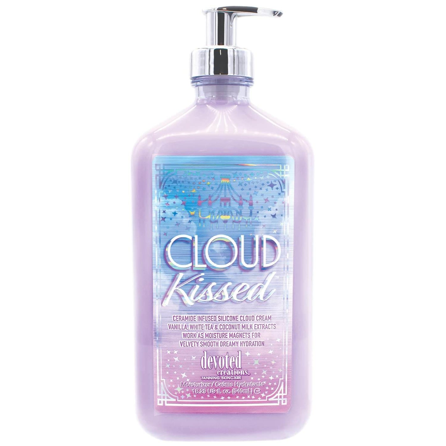 Devoted Creations Cloud Kissed, Ultra-Hydrating Daily Moisturizer with Vanilla, White Tea, Coconut Milk, 540 ml