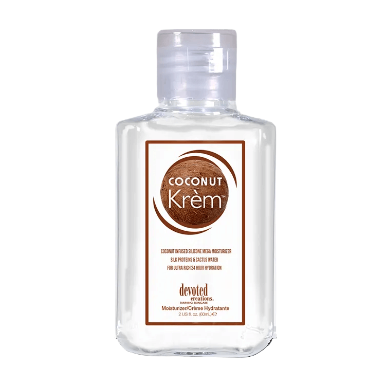 Devoted Creations Coconut Krèm, Daily Mega Moisturizing Cream with Silk Proteins, Cactus Water, 60 ml