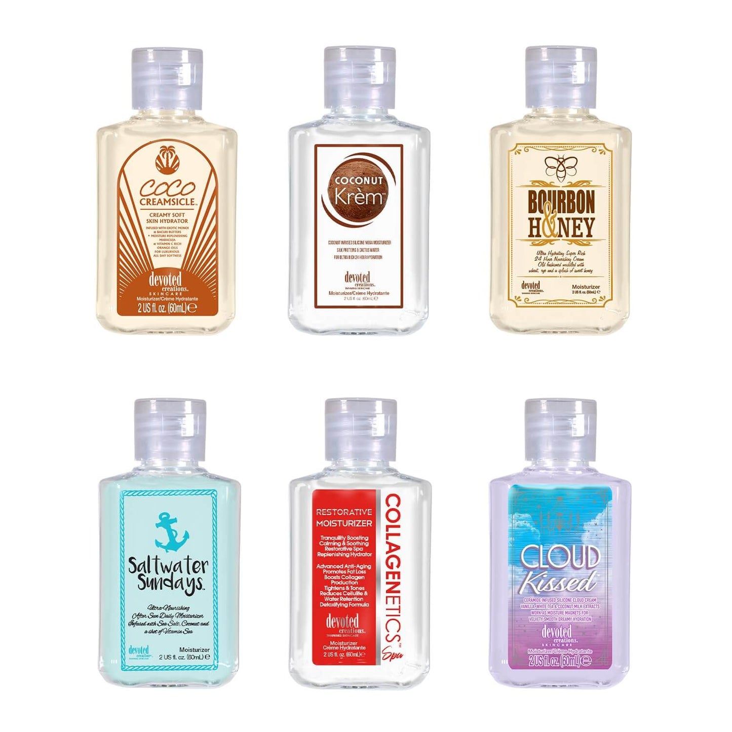 Devoted Creations Coconut Krèm, Daily Mega Moisturizing Cream with Silk Proteins, Cactus Water, 60 ml