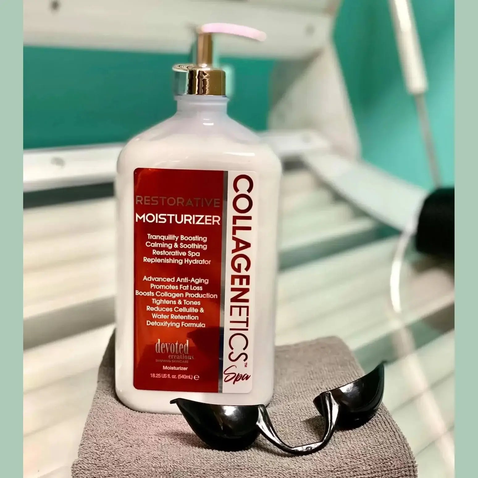 Devoted Creations Collagenetics Restorative Moisturizer, Cocoa & Shea, Lifting Effect, 540 ml