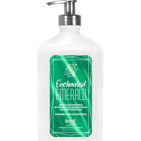 Devoted Creations Enchanted Emerald Daily Hydrating Cream with Collagen, Electrolytes, Raspberry extracts, 540 ml
