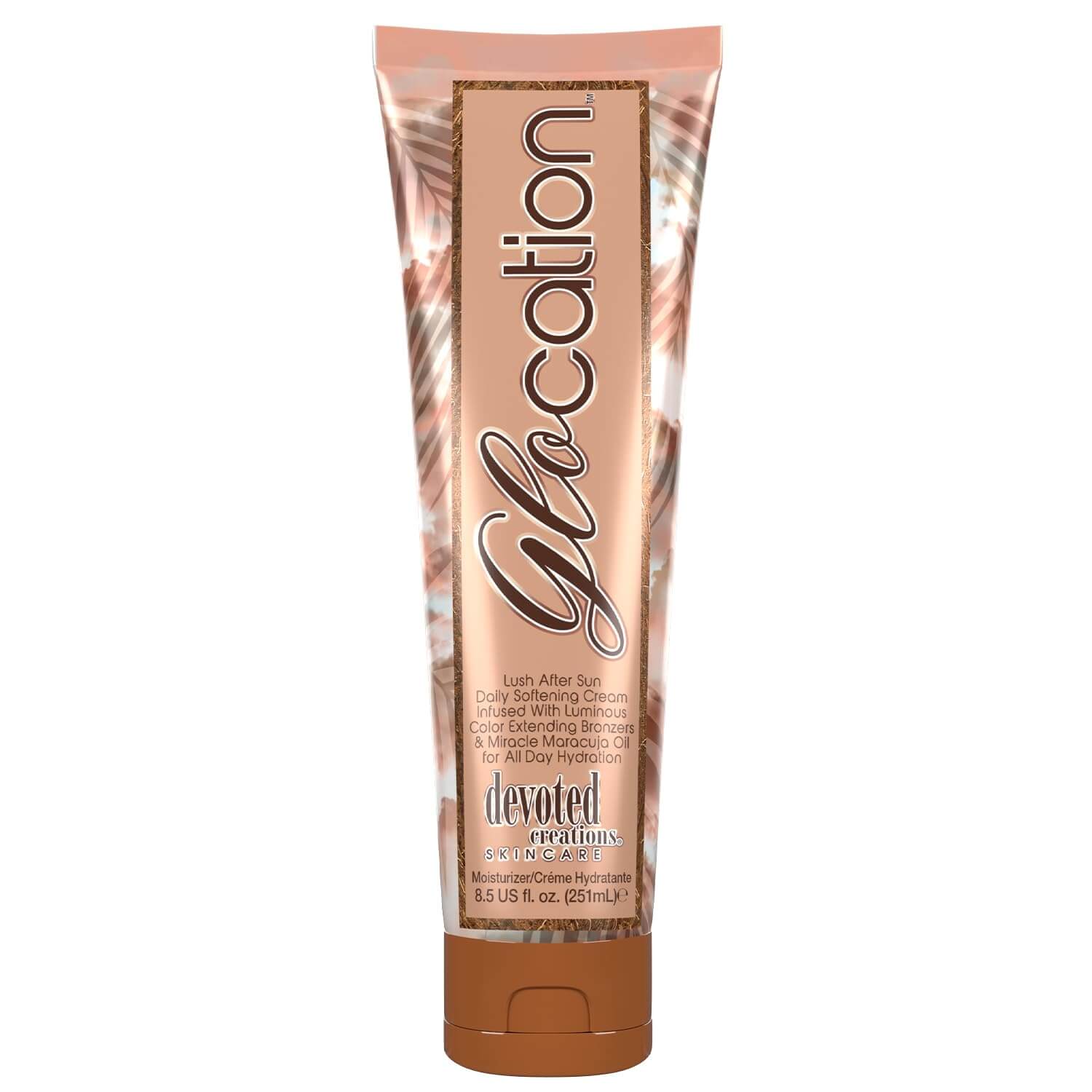 Devoted Creations Glocation After Sun Daily Softening Cream with Extending Bronzers, Maracuja, 251 ml