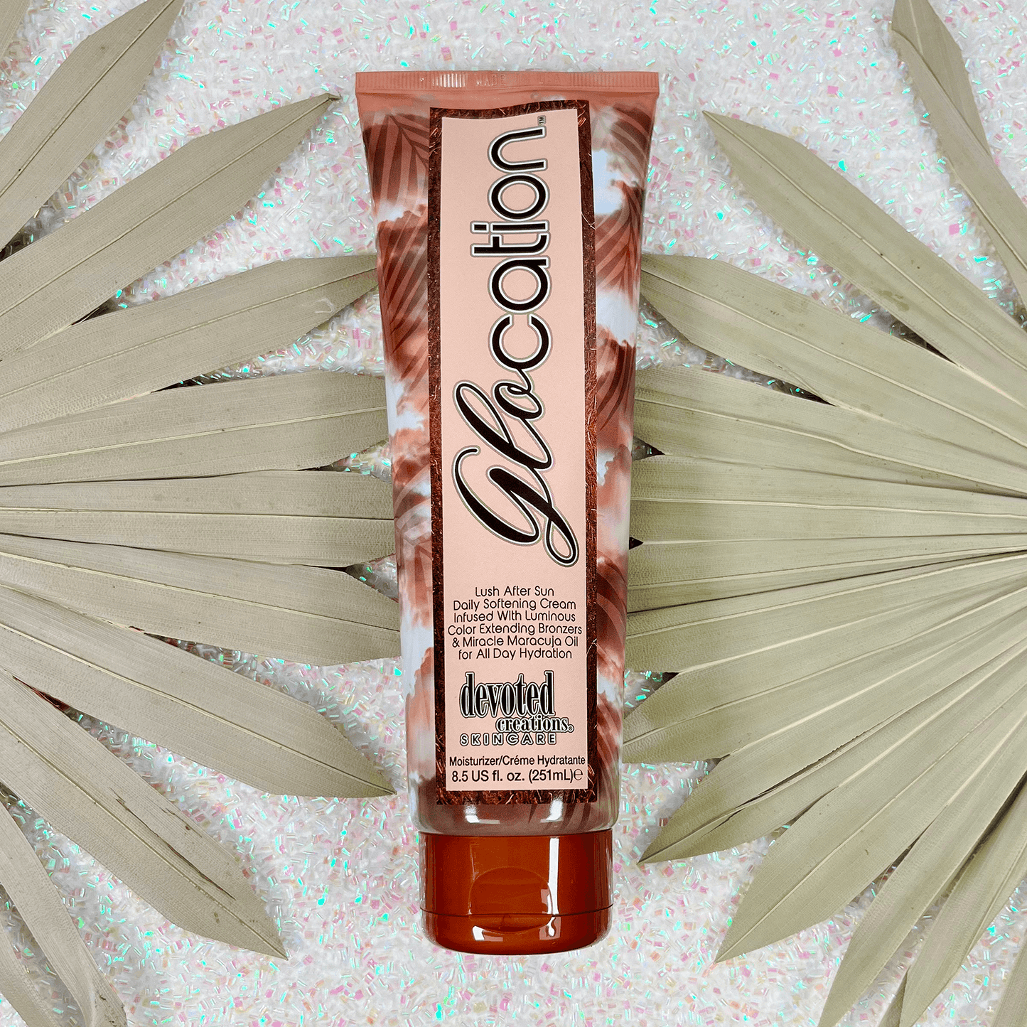 Devoted Creations Glocation After Sun Daily Softening Cream with Extending Bronzers, Maracuja, 251 ml