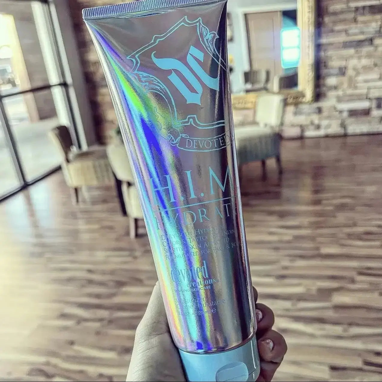 Devoted Creations H.I.M Hydrate daily body hydrating cream for men with vitamins and antioxidants, 251 ml