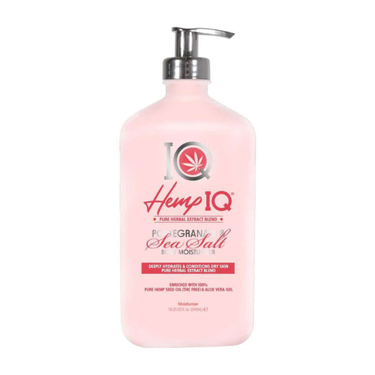 Devoted Creations Hemp IQ Pomegranate & Sea Salt Ultra-Hydrating Daily Moisturizing Cream with Hemp Oil, Pink Pomelo, 540 ml