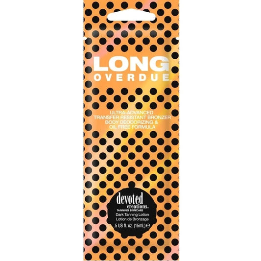 Devoted Creations Long Overdue ultra-advanced bronzing lotion for solarium with Cotton and Rice extracts, 15 ml