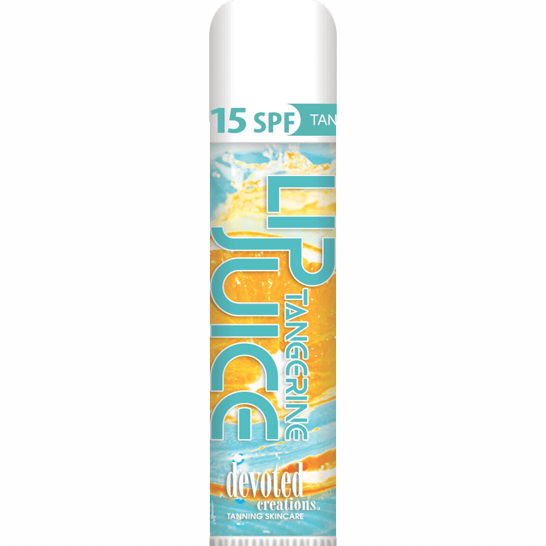 Devoted Creations Tangerine Lip Juice Nourishing Lip Balm, SPF 15