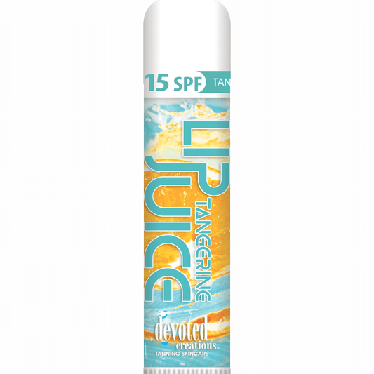 Devoted Creations Tangerine Lip Juice Nourishing Lip Balm, SPF 15