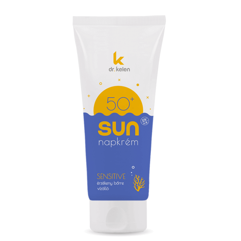 Dr.Kelen Sun F50 suntan lotion for sensitive skin, SPF 50 for beach, sailing, skiing, 100 ml
