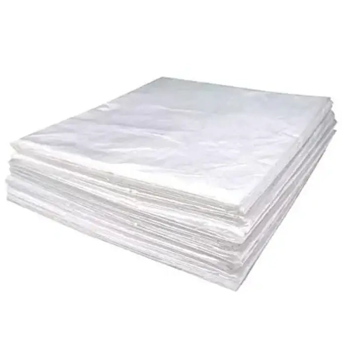 Eurosun disposable hygiene film for solarium stack showing thin white protective sheets