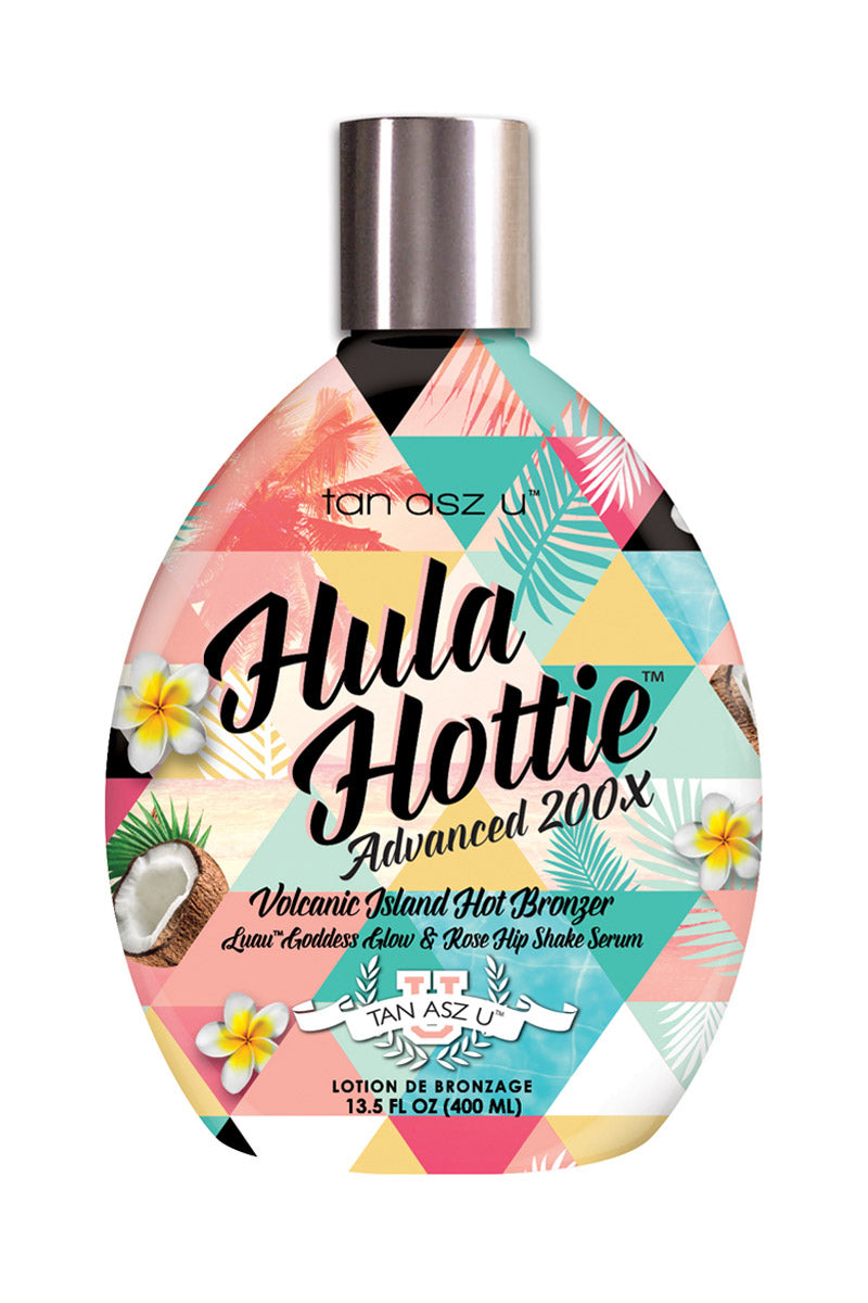 Tan Asz U HULLA HOTTIE 200X with hot bronzer for instant Hawaiian tan and silky skin, 400 ml