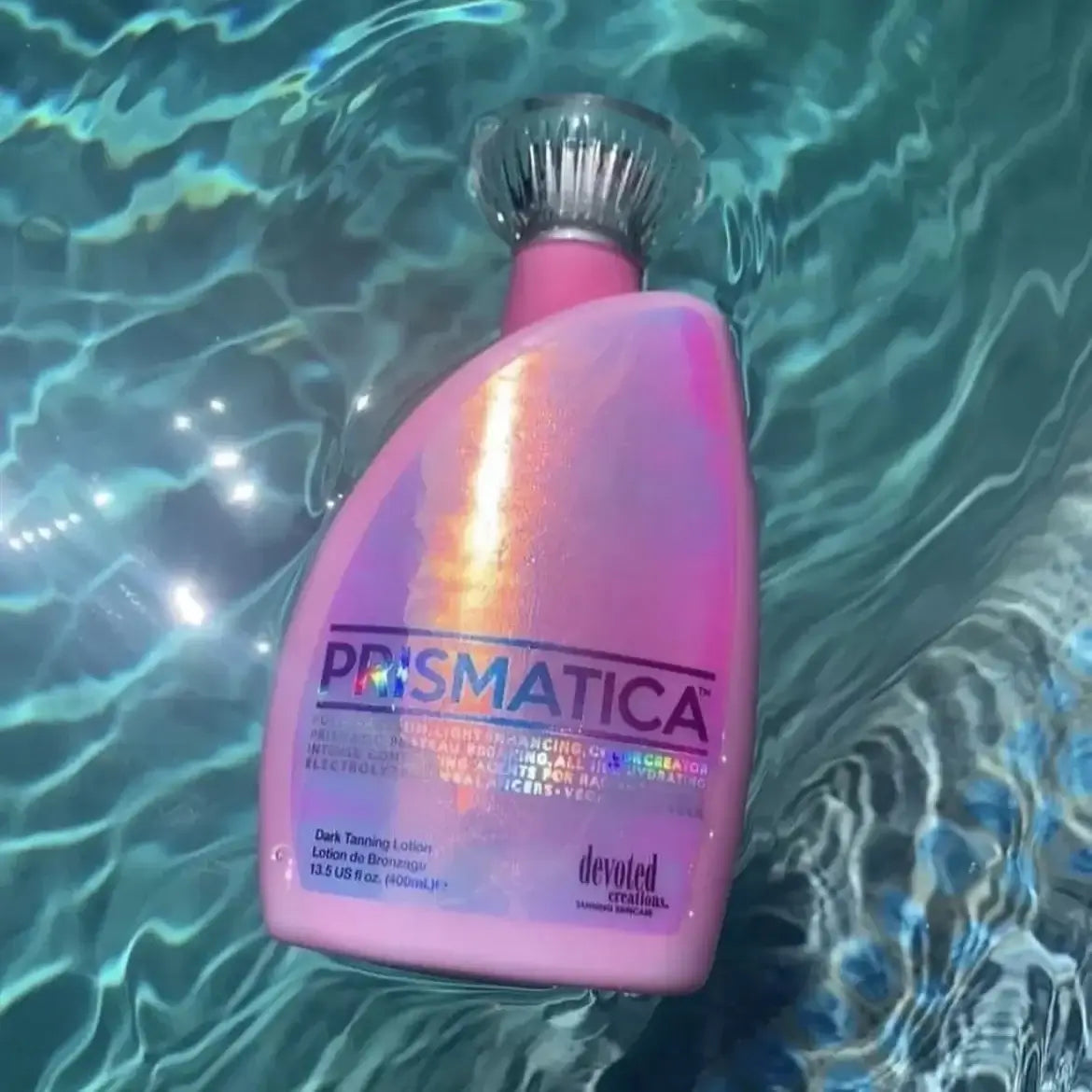 Lotion for solarium Devoted Creations Prismatica, Full Spectrum Light Enhancing Color Creator, Hypoallergenic, 400 ml