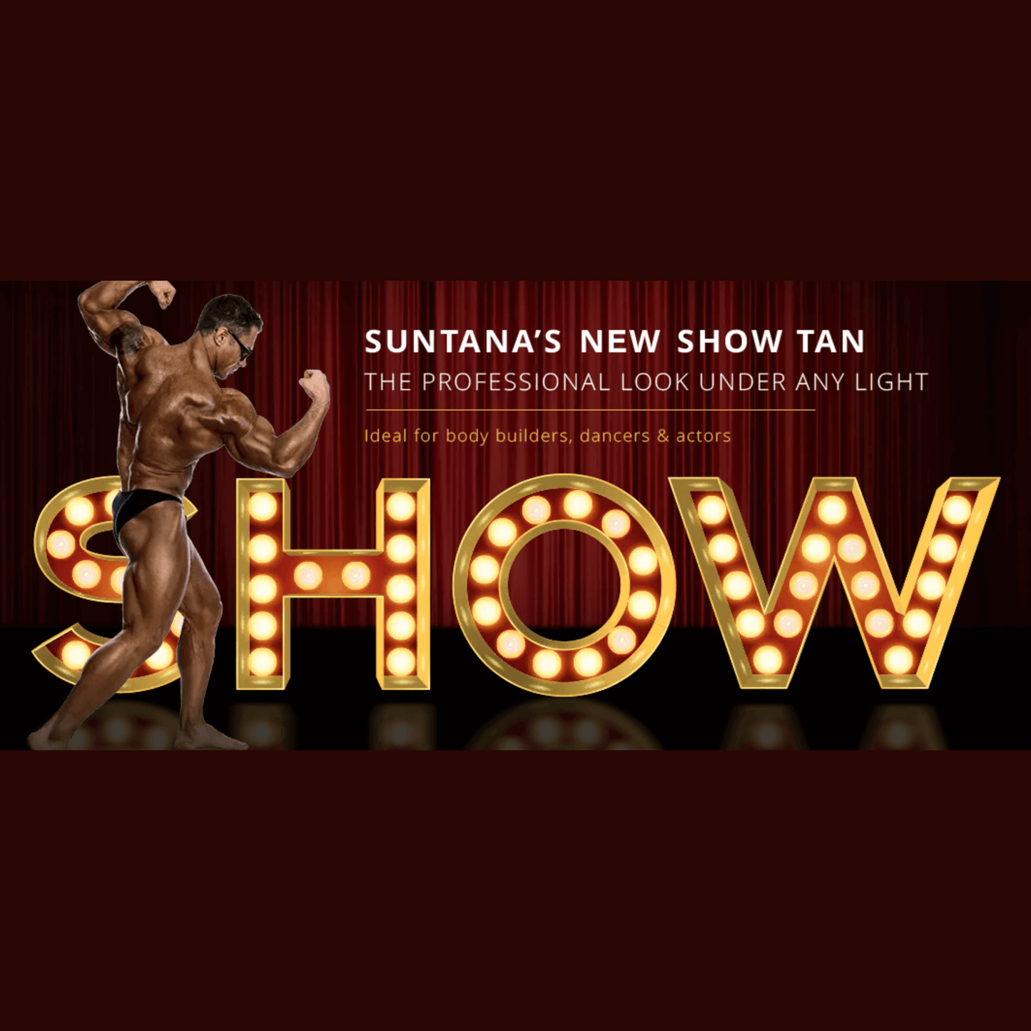 Lotion for spray tanning Suntana Show Encore Dark, 1000 ml