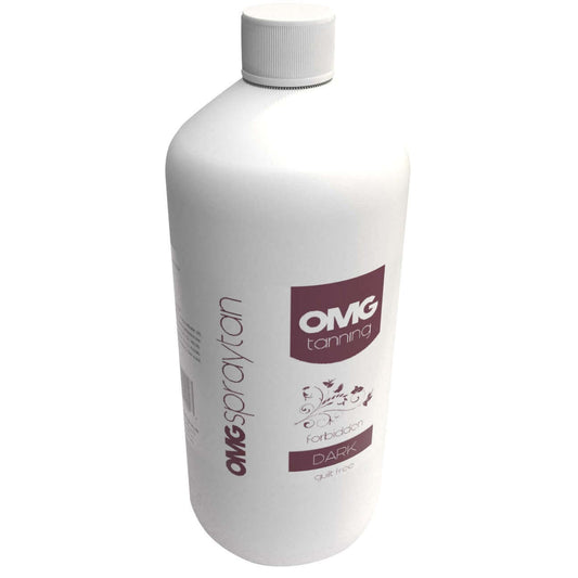 OMG Forbidden dark tan lotion for spray tan 1000 ml