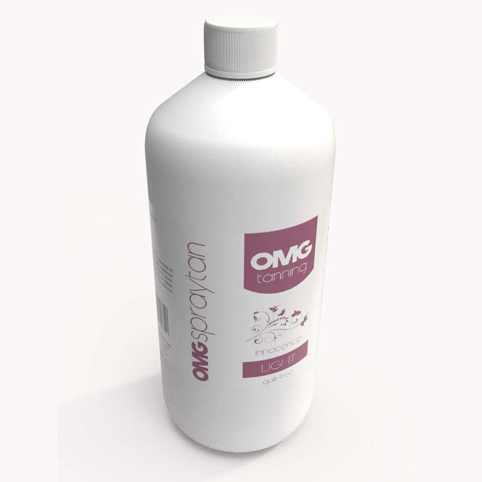 OMG Innocence light tan solution for spray tan 1000 ml