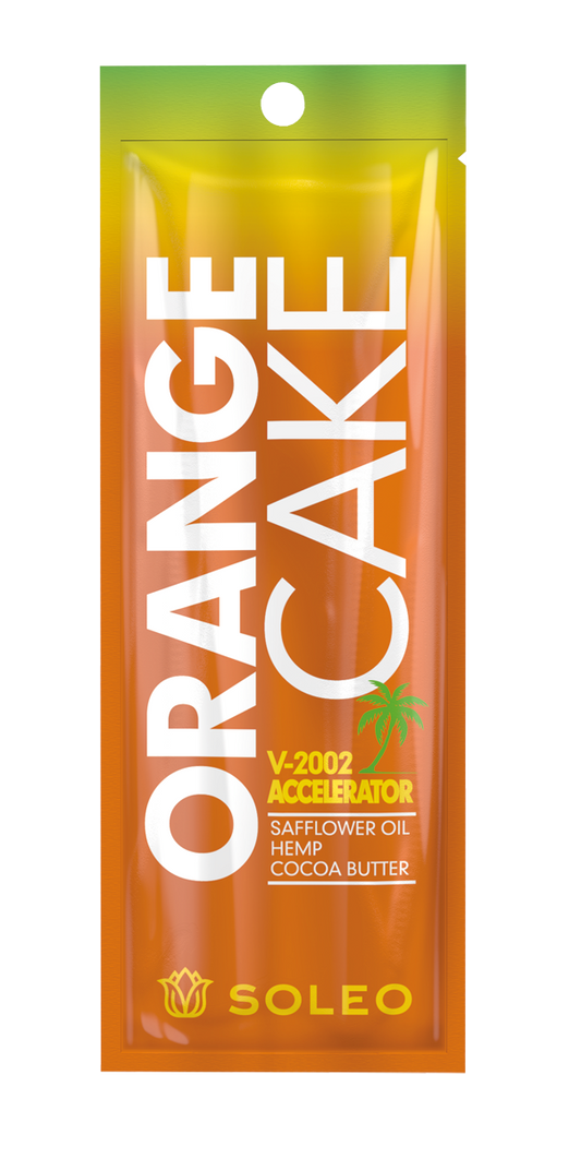 Accelerator for solarium Soleo Orange Cake with slimming orange oil, 15 ml