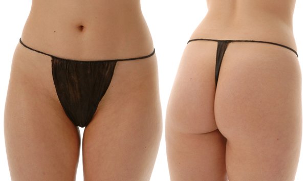 Panty Disposable G-Strings for spray tan and cosmetics treatment