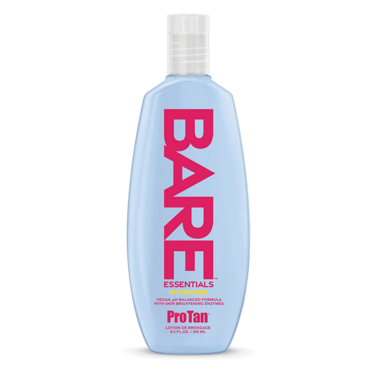 Pro Tan Bare Essentials Tan Intensifier solarium lotion with aloe vera and skin brightening enzymes