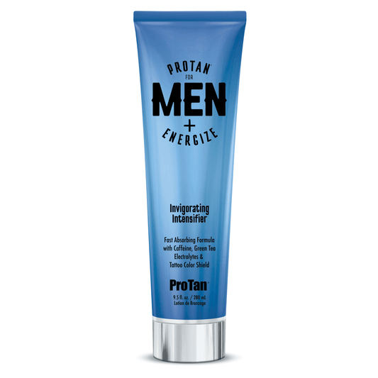 Pro Tan Men Energize solarium tan accelerator lotion with caffeine and green tea 280ml