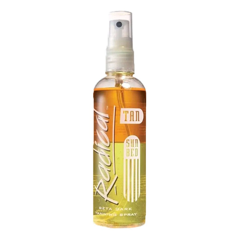 Radical Beta Dark Tanning spray with carrot light bronzer for fast glamour tan 165 ml