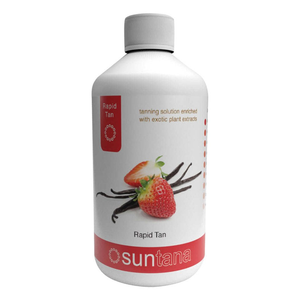 Rapid tan Suntana Strawberry express tan lotion for spray tan 250 ml