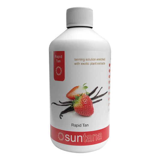 Rapid tan Suntana Strawberry express tan lotion for spray tan 250 ml